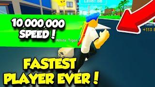 BECOMING THE FASTEST PLAYER EVER IN HEROES OF SPEED SIMULATOR!! *10 MILLION SPEED* (Roblox)