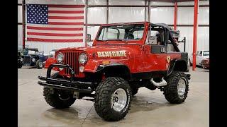 1983 Jeep CJ 7 Red