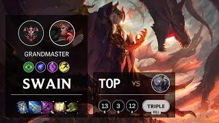 Swain Top vs Diana - BR Grandmaster Patch 10.3