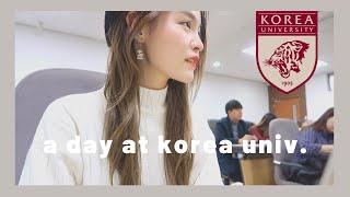 Day in the Life of a University Student | Korea University 