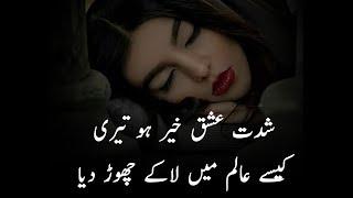 Best two line urdu poetry  | Top  2 line urdu shayari  | whatsapp status poetry