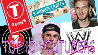 TOP 10 YouTube channels in the world