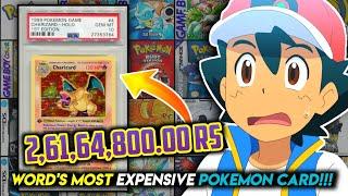 Top 10 Most Expensive Pokémon Cards | You Can't Believe these Cards More Expensive than a SuperCar