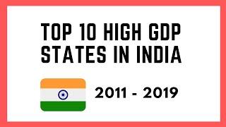 Top 10 Indian GDP States [2011-2019]