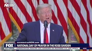 NATIONAL DAY OF PRAYER: People of multiple faiths gather at the White House Rose Garden