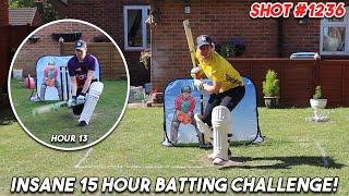 I Faced 1,436 Balls and my Top 10 Shots are INSANE | 15 Hour Batting Challenge