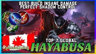 Perfect Shadow Control Top  Global Hayabusa RyllesGxming - Mobile Legends