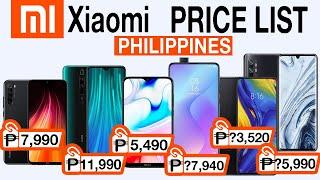 Xiaomi Smartphones Price List in the Philippines