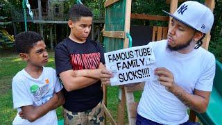 OBSESSED Fan BULLIES YouTube Family, Learns His Lesson | FamousTubeFamily