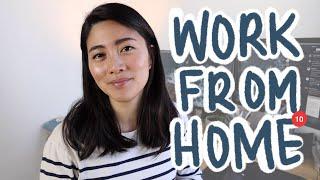 Working From Home // How to Stay Motivated, Focused, and Productive