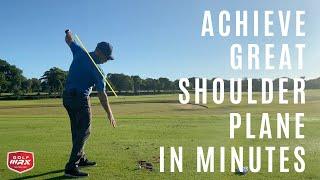 PROPER SHOULDER PLANE IN MINUTES-GOLF WRX