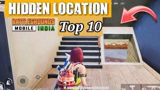 Top 10 #bgmi Hidden Place Erangel Map#bgmi #gaming