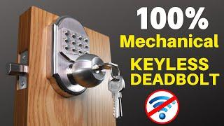 Keyless Door Lock Reviews | Gate lock ideas | Elemake Keyless Deadbolt Installation