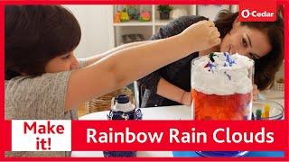 Shaving Cream Rain Clouds | O-Cedar Craft for Kids & Easy Cleanup