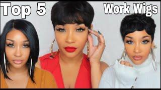 TOP 5 AFFORDABLE WORK WIGS| UPDATE