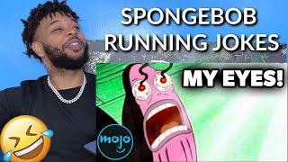 Top 10 Greatest SpongeBob Squarepants Running Gags | Reaction