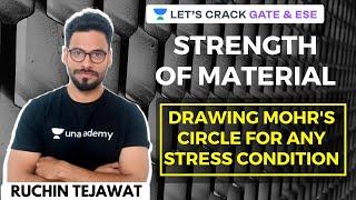 L30: Drawing Mohr's Circle For Any Stress Condition | SOM | GATE/ESE 2021 Civil Engineering