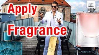 Top 10 Places to Apply Fragrance