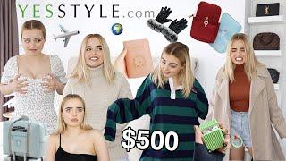 $500 YESSTYLE HAUL | TRAVEL ACCESSORIES | CLOTHING | BEAUTY | Conagh Kathleen