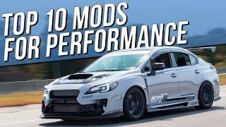 10 BEST performance mods for the Subaru WRX/STI