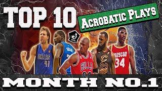 TOP 10 ACROBATIC PLAYS OF MONTH #1     #elDizZy2K     #NBA2K14