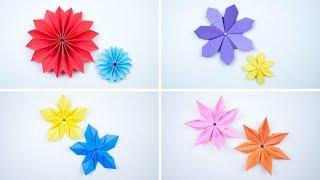 Top 4 Paper Flower - Paper Flowers - Origami Flower - How To Make Paper Flowers - DIY