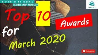 Top 10 Awards ? | March 2020