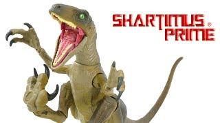 Velociraptor Amber Collection Jurassic Park Movie Mattel Action Figure Review