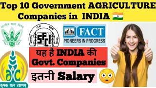 TOP 10 GOVERNMENT AGRICULTURE COMPANIES 