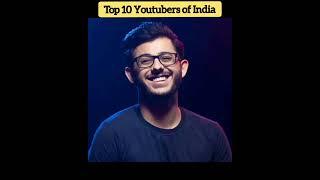Top 10 Youtubers of India 2022 | Facts About YouTube | Facts In Hindi | #shorts #youtubeshorts