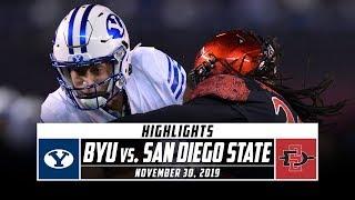 BYU vs. San Diego State Football Highlights (2019) | Stadium