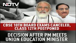 CBSE Exams 2021: Class 12 Board Exams Postponed, Class 10 Exams Cancelled