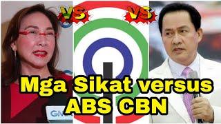 Mga Sikat versus ABS CBN | Sharon Cuneta, President Rodrigo Duterte, Pastor Quiboloy