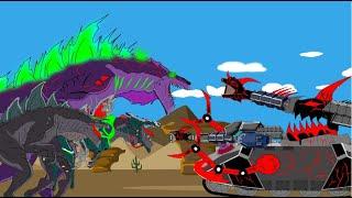 Alien Tanks Vs Godzilla Zilla And Cyber  Zilla Jr - Full Series