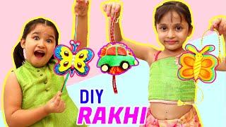 DIY Rakhi Making - Kids Pretend Play Home Made Rakhi | ToyStars