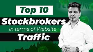 Top 10 Stockbrokers in India by Website Footprint & Traffic