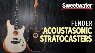 Fender Acoustasonic Stratocaster Guitar Demo & Sounds 