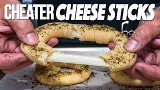 CHEATER CHEESE STICKS THAT ARE SO EASY & CHEESY! | SAM THE COOKING GUY