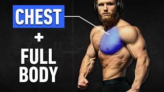 The Best CHEST Focused Full Body Workout (7 Exercises: Based On Science)