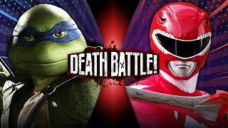 Leonardo VS Red Ranger Jason (Ninja Turtles VS Power Rangers) | DEATH BATTLE!