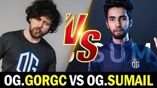 OG New Carry vs OG Content Creator — SUMAIL vs GORGC Dota2