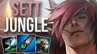 NEW CHAMPION SETT IS AMAZING! | CHALLENGER SETT JUNGLE GAMEPLAY | Patch 10.1 S10