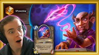 WHAT'S GOING ON?? He's TOP 10 LEGEND With PEN FLINGER Shaman!! (Scholomance Academy)