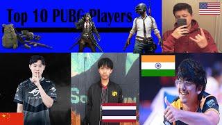 Top 10 PUBG Players | Real Name, Age and Country | List By top10global.net