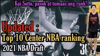 LATEST: Top 10 Center NBA Draft 2021 Ranking! KAI SOTTO nakapasok sa LATEST NBA MOCK DRAFT!