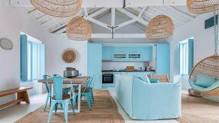 Incredibly Beautiful Country Blue Home | Top Rooms Decorated with Blue