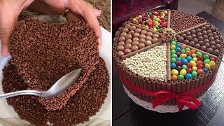 Top 10 Chocolate Heart Cake Decorating Ideas - So Yummy Cake Tutorial - Oddly Satisfying Video