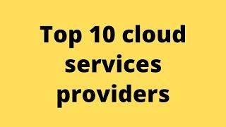 Top 10 cloud service providers 2021 and 2022 | Tamil