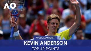 Kevin Anderson's Top 10 Points | Australian Open