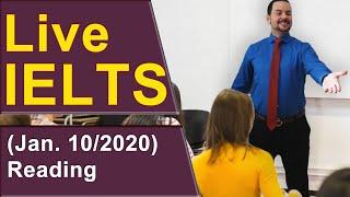 IELTS Live - Reading - Band 9 Strategies and Practice